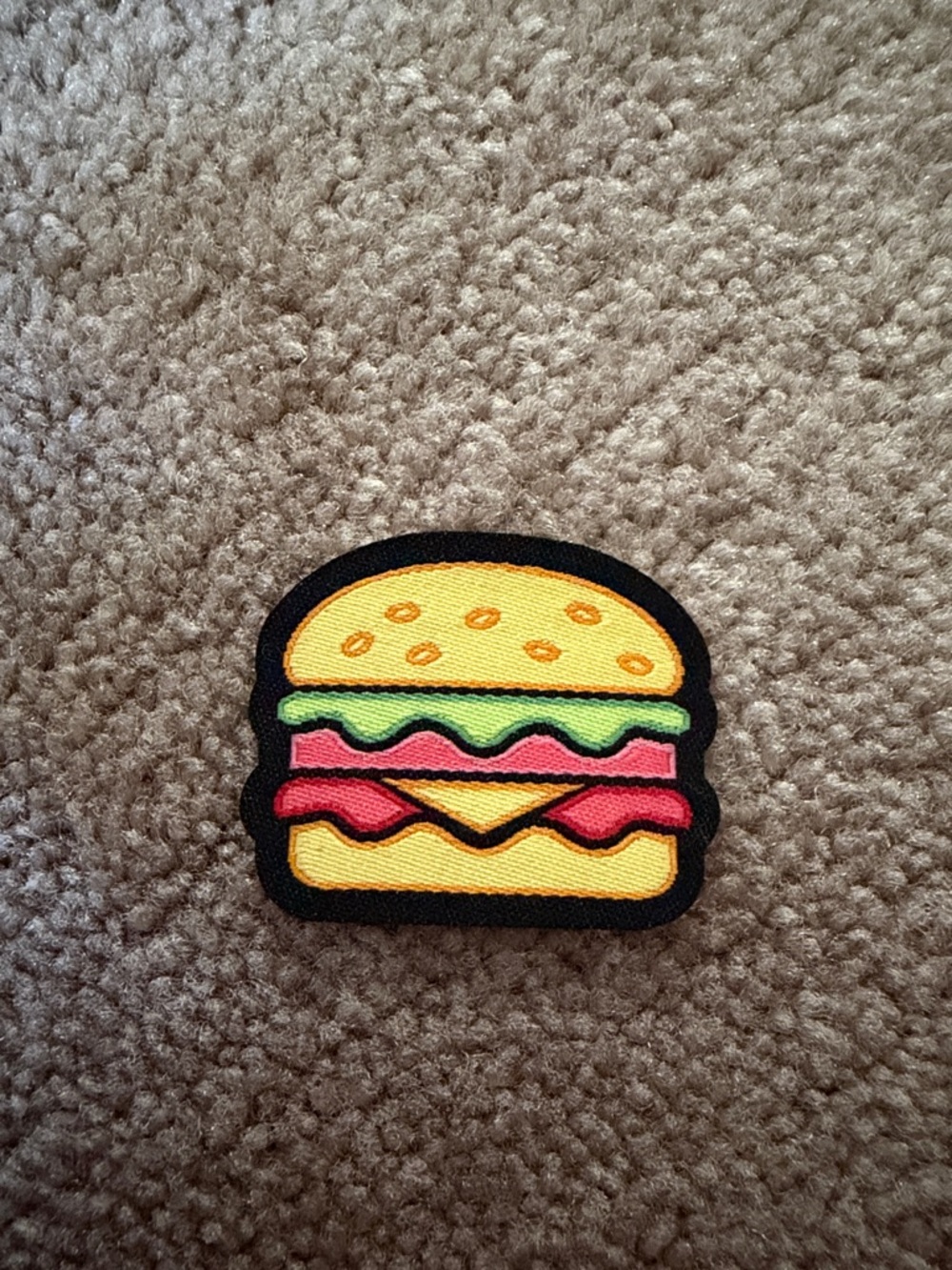 Embroidered Burger Patch - 72
Pieces